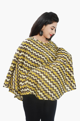 mum's caress Mustard and Brown Feeding Cloak(Mustard Brown)