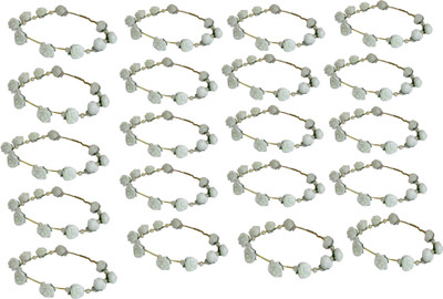 DEVI Combo of White Floral Tiara Head Band(White)