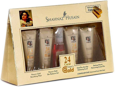 shahnaz HUSAIN 24 CARAT GOLD COMPLIMENTARY PROFESSIONAL POWER SKIN FACIAL KIT + PROFESSIONAL POWER SKIN TONIC 15 ML. 40 g(Set of 5)
shahnaz HUSAIN 24 CARAT GOLD COMPLIMENTARY PROFESSIONAL POWER SKIN FACIAL KIT + PROFESSIONAL POWER SKIN TONIC 15 ML. 40 g(Set of 5)