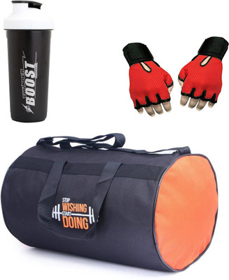 Vellora High Quality Gym Bag And Gym Glove With Thunder Boost Shaker Wrist Support Combo Gym & Fitness Kit
Vellora High Quality Gym Bag And Gym Glove With Thunder Boost Shaker Wrist Support Combo Gym & Fitness Kit