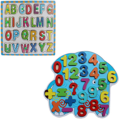 Tootpado Wooden Alphabet and Number Puzzle Board With Peg Knobs - Pack of 2 (CTNG78)(Multicolor)
Tootpado Wooden Alphabet and Number Puzzle Board With Peg Knobs - Pack of 2 (CTNG78)(Multicolor)