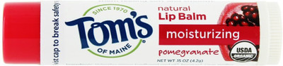 Tom's Of Maine Organic Moisturizing Natural Lip Balm Pomegranate Pomegranate(Pack of: 1, 4 g)
Tom's Of Maine Organic Moisturizing Natural Lip Balm Pomegranate Pomegranate(Pack of: 1, 4 g)