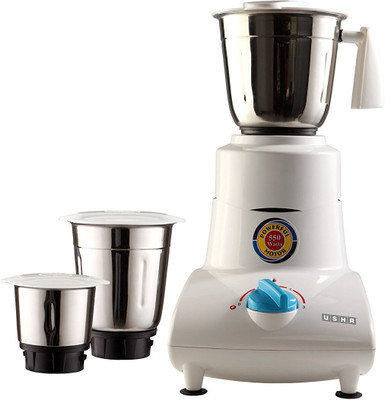 Usha 2753 230 W Mixer Grinder(White, 3 Jars)