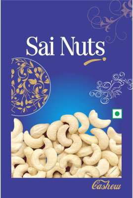 Sai Nuts Cashew Nuts W-210 Cashews(252 g, Pouch)