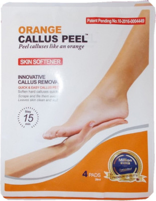 ORANGE **NEW in INDIA**Orange Callus Peel-Home Starter Package (1Callus Peel Pouch + Scrapper + Filer + Cream) -**Smoothen CRACKED, CALLUSED and ROUGH feet in just 15 minutes**- Imported and Specially formulated for Indian Feet with 99% Natural Ingredient
ORANGE **NEW in INDIA**Orange Callus Peel-Home Starter Package (1Callus Peel Pouch + Scrapper + Filer + Cream) -**Smoothen CRACKED, CALLUSED and ROUGH feet in just 15 minutes**- Imported and Specially formulated for Indian Feet with 99% Natural Ingredient