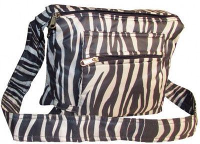 Indha Craft Women Casual Black Polyester Sling Bag