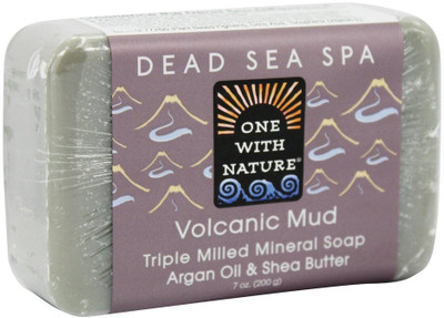 One With Nature Volcanic Mud Triple Milled Mineral Bar Soap Argan Oil & Shea(198 g)
One With Nature Volcanic Mud Triple Milled Mineral Bar Soap Argan Oil & Shea(198 g)