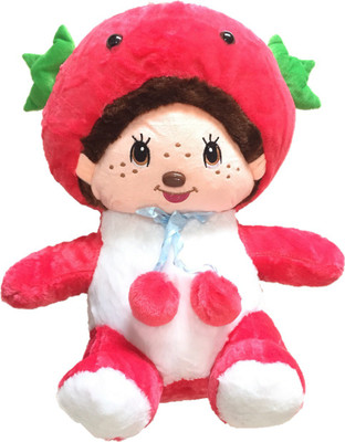 CREATIVEVILLA CUTE RED CHI CHI DOLLS STUFFED PLUSH SOFT TOY - 33 cm(Black)