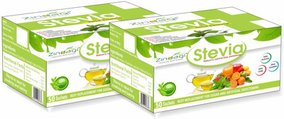 Zindagi Stevia White Powder Sachets - Natural Stevia Sachets - Sugarfree Sweetener (Pack Of 2) Sugar(100 g, Pack of 2)
Zindagi Stevia White Powder Sachets - Natural Stevia Sachets - Sugarfree Sweetener (Pack Of 2) Sugar(100 g, Pack of 2)