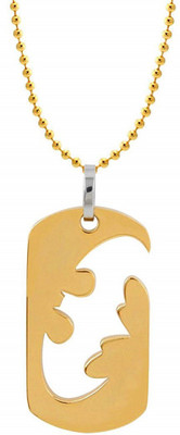 Gadgetsden Stainless Steel Polished Batman Cut Through Dog Tag Gold Color Pendant Necklace Ball Chain Plain Gold Dog Tag
Gadgetsden Stainless Steel Polished Batman Cut Through Dog Tag Gold Color Pendant Necklace Ball Chain Plain Gold Dog Tag