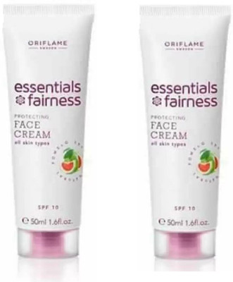 Oriflame Sweden Essentials Fairness Protecting Face Cream SPF 10 For All Skin Type (Set Of 2)(100 ml)
Oriflame Sweden Essentials Fairness Protecting Face Cream SPF 10 For All Skin Type (Set Of 2)(100 ml)