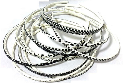 New Arihant Traders New Arihant Traders- Black & White Hair Band/Headband (12 pieces) Head Band, Hair Band, Hair Accessory Set(Black, White)
New Arihant Traders New Arihant Traders- Black & White Hair Band/Headband (12 pieces) Head Band, Hair Band, Hair Accessory Set(Black, White)