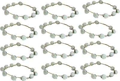 GUIO Combo of White Floral Tiara Head Band(White)