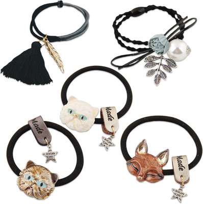 Young & Forever Quirky 5X No-Crease Elastic Hair tie Or Bracelet Basic Daily Essentials Fashionable Hair Jewelry Rubber Band(Black, Blue, Multicolor)
Young & Forever Quirky 5X No-Crease Elastic Hair tie Or Bracelet Basic Daily Essentials Fashionable Hair Jewelry Rubber Band(Black, Blue, Multicolor)