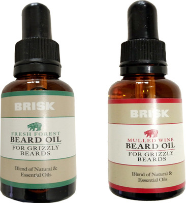 Brisk Beard Duo For Grizzly Beards Oil Fresh Forest Beard Oil 30 ml And Mulled Wine Beard Oil 30ml Hair Oil(30 ml)
Brisk Beard Duo For Grizzly Beards Oil Fresh Forest Beard Oil 30 ml And Mulled Wine Beard Oil 30ml Hair Oil(30 ml)