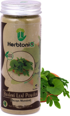HerbtoniQ 100% Natural Brahmi Leaf Powder For Hair Pack (Bacopa monnieri)(150 g)
HerbtoniQ 100% Natural Brahmi Leaf Powder For Hair Pack (Bacopa monnieri)(150 g)