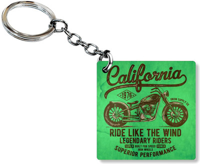 Saltine Ride Like The Wind Design Key Chain