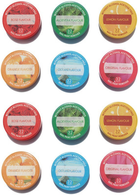 HashBean Nail polish remover wipes (pack of 12)(30 g)