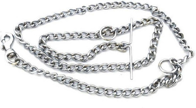 PET HUB 8 cm Dog Chain Leash(Silver)