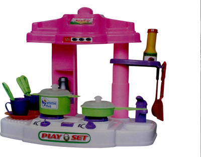Toyswala Mama Mia Luxury Cook set Kitchen Cooking Set, Little Chef Kids Kitchen Play Set