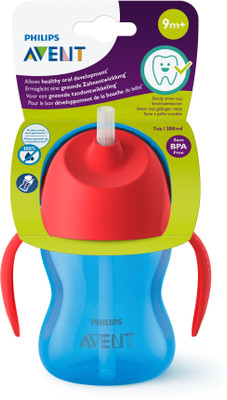 Philips Avent Straw Cup 200ml - Red & Blue(Red, Blue)