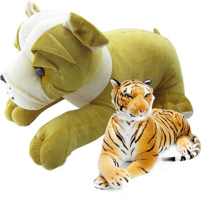 Gift Decor Shop Bull Dog Stuffed soft Toy (Multi, 50 cm) Combo with soft toy tiger for kids (Multi, 21 cm) - 20 cm(Multicolor)
Gift Decor Shop Bull Dog Stuffed soft Toy (Multi, 50 cm) Combo with soft toy tiger for kids (Multi, 21 cm) - 20 cm(Multicolor)