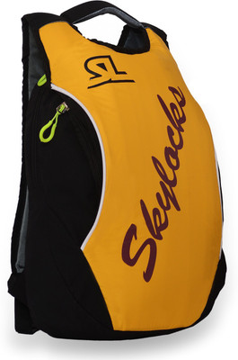 Skylock Glamour & Posh 20 L Backpack(Yellow, Black)