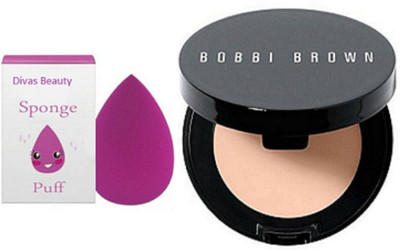 divas beauty sponge puff & bobbi brown corrector concealer(Set of 2)