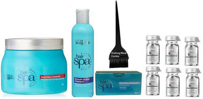 Pro longwear combo Hair Brush,L'Oreal Professional Hair Spa Repairing Cream bath 490 gm,Smooth Revival Shampoo 230 ml,with stimulating concentrate (Pack Of 6)(Set of 4)
Pro longwear combo Hair Brush,L'Oreal Professional Hair Spa Repairing Cream bath 490 gm,Smooth Revival Shampoo 230 ml,with stimulating concentrate (Pack Of 6)(Set of 4)