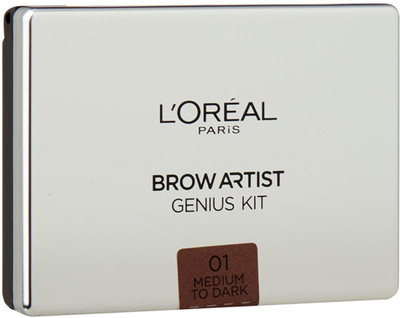 L'Oreal Paris Paris Brow Artist Genius Kit Light to Medium, 3.5g Compact(Light to Medium)