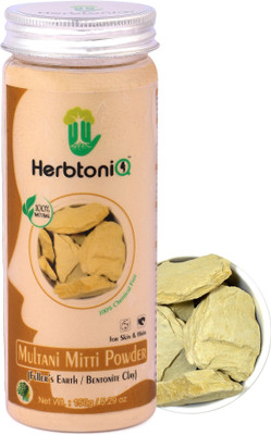 HerbtoniQ 100% Natural Multani Mitti Powder For Face Pack And Hair Pack (Fuller’s Earth/Bentonite Clay)(150 g)
HerbtoniQ 100% Natural Multani Mitti Powder For Face Pack And Hair Pack (Fuller’s Earth/Bentonite Clay)(150 g)