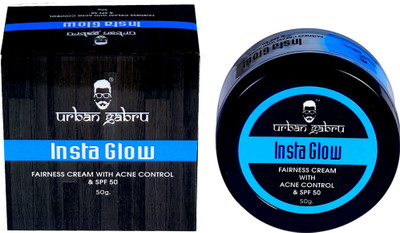 UrbanGabru Insta Glow Fairness Cream with Anti pimple and SPF 50 - No Parabens or Sulphates(50 g)
UrbanGabru Insta Glow Fairness Cream with Anti pimple and SPF 50 - No Parabens or Sulphates(50 g)
