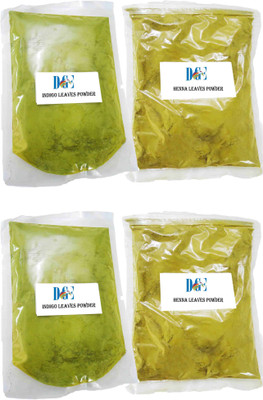 DGE Natural Indigo Powder 2 X 100 Grams and Henna Powder 2 X 100 Grams Pack Hair Color(BLACK)
DGE Natural Indigo Powder 2 X 100 Grams and Henna Powder 2 X 100 Grams Pack Hair Color(BLACK)