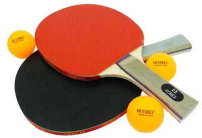 KK Konex Table Tennis Kit ( 2 TT Rackets and 3 TT Balls ) Table Tennis Kit
KK Konex Table Tennis Kit ( 2 TT Rackets and 3 TT Balls ) Table Tennis Kit