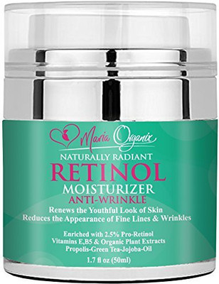 Maria Organix Anti Aging Retinol Cream, Natural Anti Wrinkle Night And Day Moisturizer For Face, Neck And Eyes, With Hyaluronic Acid, Reduces Wrinkles Fine Lines And Acne, Organic Skin Care For Men And Women 1.7 Oz(50.28 ml)
Maria Organix Anti Aging Retinol Cream, Natural Anti Wrinkle Night And Day Moisturizer For Face, Neck And Eyes, With Hyaluronic Acid, Reduces Wrinkles Fine Lines And Acne, Organic Skin Care For Men And Women 1.7 Oz(50.28 ml)