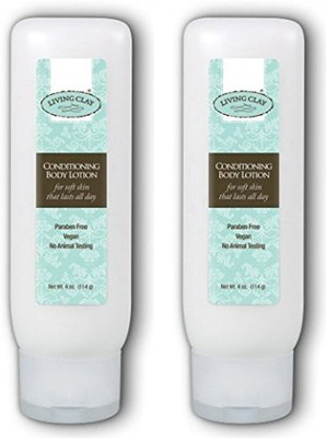 Living Clay Conditioning Body Lotion (Pack Of 2) With Natural Calcium Bentonite Clay, Aloe, Grapeseed Oil And Coconut Oil, 4 Oz(118.29 ml)
Living Clay Conditioning Body Lotion (Pack Of 2) With Natural Calcium Bentonite Clay, Aloe, Grapeseed Oil And Coconut Oil, 4 Oz(118.29 ml)