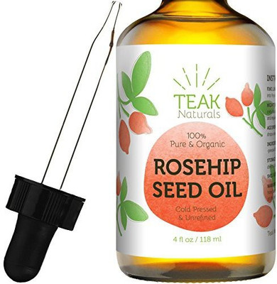 Teak Naturals Rosehip Seed Oil By , 100% Pure Organic Unrefined Cold Pressed Anti Aging Moisturizer For Hair Skin And Nails 4 Oz(118.29 ml)
Teak Naturals Rosehip Seed Oil By , 100% Pure Organic Unrefined Cold Pressed Anti Aging Moisturizer For Hair Skin And Nails 4 Oz(118.29 ml)