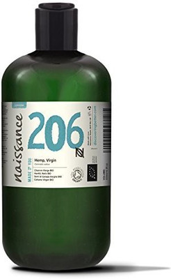 Naissance Organic Hemp Seed Oil 16.9 Fl. Oz. Antibacterial, Skin Regenerative, Antioxidant Skin Oil.(204.06 ml)
