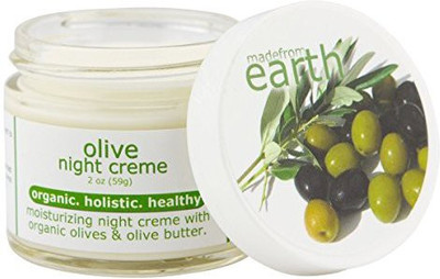 Made from Earth Olive Night Cream With Organic Olive Oil, Olive Butter And Vitamin E. 2 Oz(59.15 ml)
Made from Earth Olive Night Cream With Organic Olive Oil, Olive Butter And Vitamin E. 2 Oz(59.15 ml)