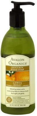 Avalon Organics Glycerin Liquid Hand Soap Lemon 12 Fl Oz (Pack Of 8)(354.88 ml)
Avalon Organics Glycerin Liquid Hand Soap Lemon 12 Fl Oz (Pack Of 8)(354.88 ml)
