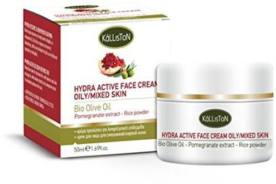 Kalliston Hydra Active Face Cream For Oily/Mixed Skin Bio Active Olive Oil With Pomegranate Extract & Rice Powder Made In Ancient Crete, Greece 1.69 Oz(49.98 ml)
Kalliston Hydra Active Face Cream For Oily/Mixed Skin Bio Active Olive Oil With Pomegranate Extract & Rice Powder Made In Ancient Crete, Greece 1.69 Oz(49.98 ml)