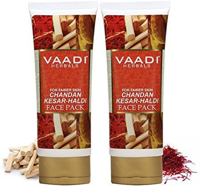 Vaadi Herbals Chandan Kesar Haldi Fairness Face Pack - Herbal Face Pack - All Natural - Paraben Free - Sulfate Free - Suitable For Both Men And Women(125.69 ml)
Vaadi Herbals Chandan Kesar Haldi Fairness Face Pack - Herbal Face Pack - All Natural - Paraben Free - Sulfate Free - Suitable For Both Men And Women(125.69 ml)