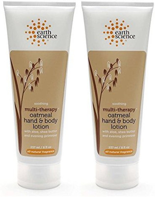 Earth Science Oatmeal Hand And Body Lotion (Pack Of 2) With Shea Butter And Almond Oil, 8 Fl. Oz. Each(236.59 ml)
Earth Science Oatmeal Hand And Body Lotion (Pack Of 2) With Shea Butter And Almond Oil, 8 Fl. Oz. Each(236.59 ml)