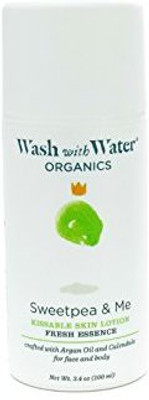Wash with Water All Natural Organic Skin Care For Baby, Infant, Toddlers: Certified Organic + Cruelty Free, Hypoallergenic + Gentle Body Lotion For Eczema + Sensitive Skin - Sweet Pea & Me 3.4Oz(100.55 ml)
Wash with Water All Natural Organic Skin Care For Baby, Infant, Toddlers: Certified Organic + Cruelty Free, Hypoallergenic + Gentle Body Lotion For Eczema + Sensitive Skin - Sweet Pea & Me 3.4Oz(100.55 ml)