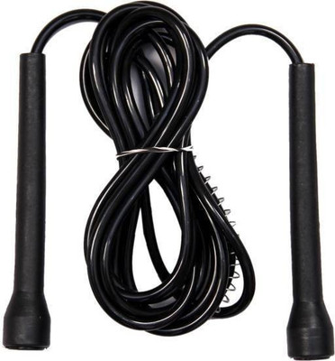 Monika Sports Pencil skipping rope Freestyle Skipping Rope(Black, Pack of 1)