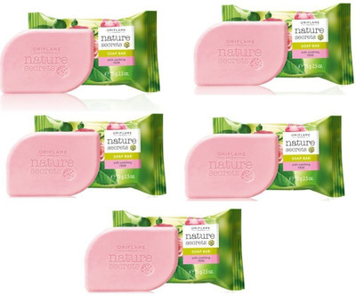 Oriflame Sweden Nature Secrets Soap Bar with soothing rose(Pack of 5 )(375 g, Pack of 5)
Oriflame Sweden Nature Secrets Soap Bar with soothing rose(Pack of 5 )(375 g, Pack of 5)