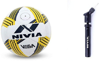 Nivia Vega Football with Pump Combo Football - Size: (Pack of 2, Multicolor
Nivia Vega Football with Pump Combo Football - Size: (Pack of 2, Multicolor