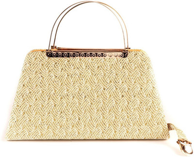 BONDAD HUB Casual, Party Gold Clutch