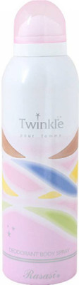 Rasasi Twinkle Pour Femme Deo For Women -200ml Body Spray - For Women(200 ml)
Rasasi Twinkle Pour Femme Deo For Women -200ml Body Spray - For Women(200 ml)