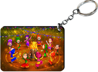 Clickplick Multicolor Festival Design Key Chain